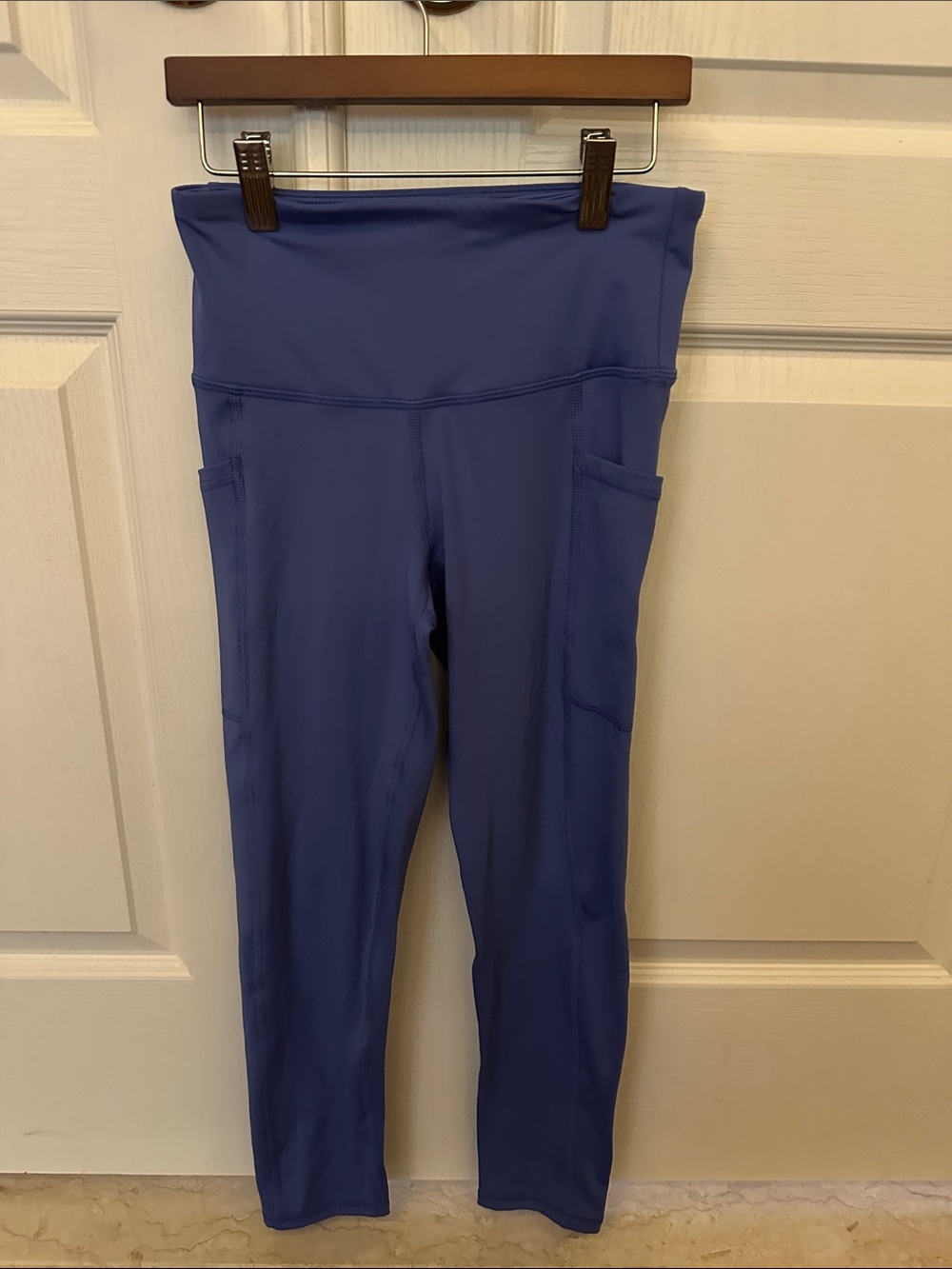 Girl’s Champion High-Waist Pocket Leggings - Blue/periwinkle